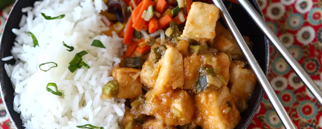 Tofu à la general tao
