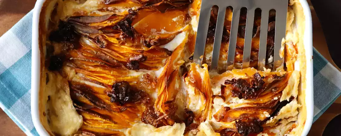 Butternut-Gratin aus dem Airfryer : cremig und einfach