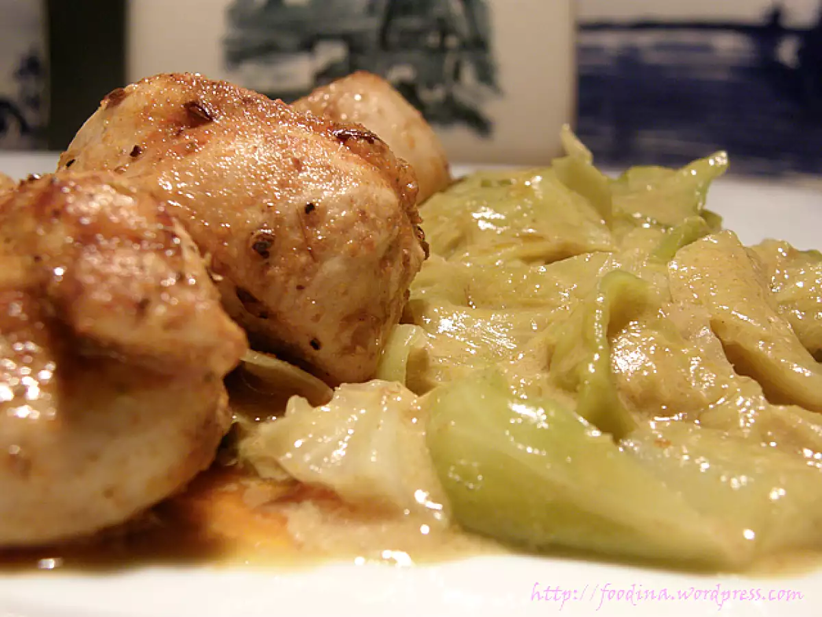 Rezept Bisschen crossover spitzkohl thaistyle mit hähnchenbrust indiastyle