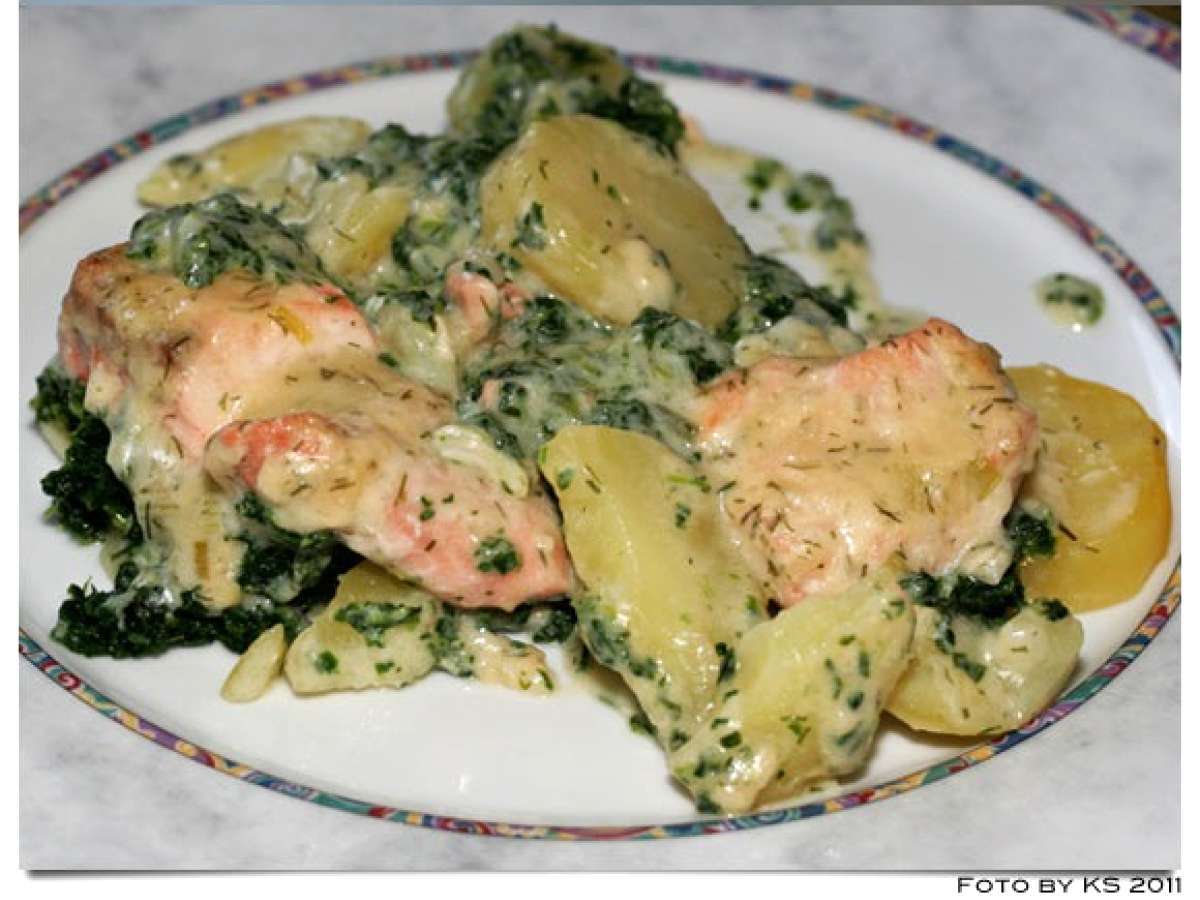 Blattspinat bei Lachs - 3 rezepte - Petitchef