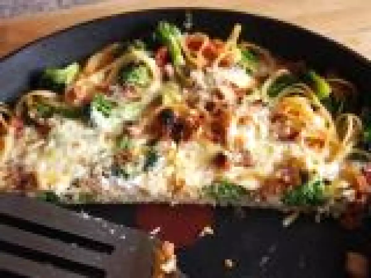 Spaghetti / Linguini Fritata