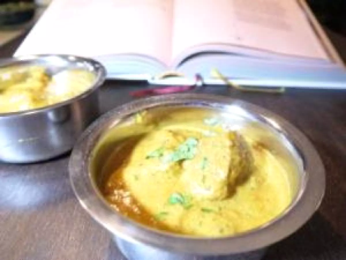 Rezept Kundan kaliya oder golden lamb curry