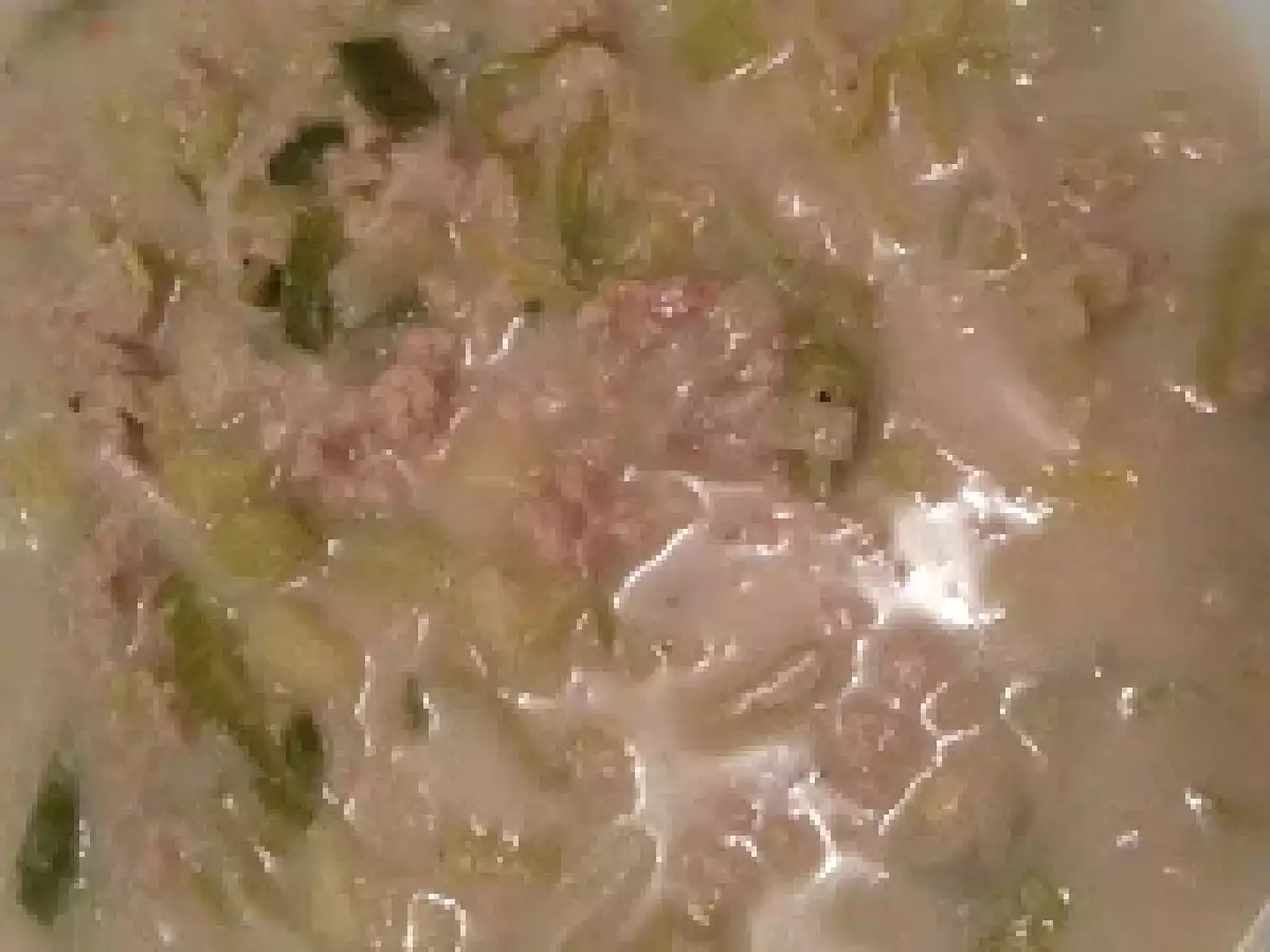 Rezept Lauch- käse - hack -suppe