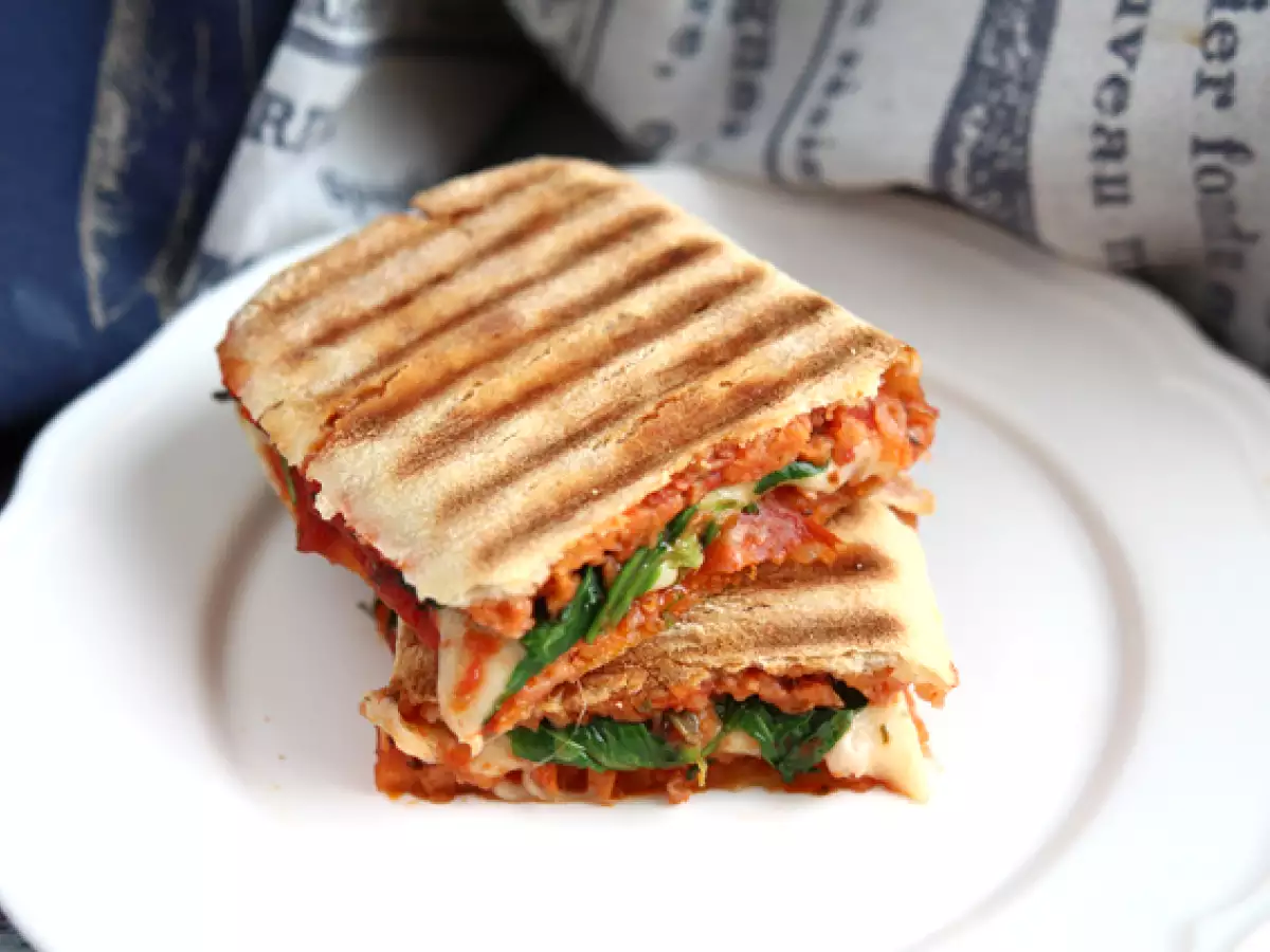 Rezept Emmentaler chorizo-panini
