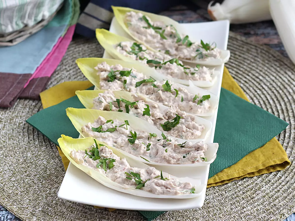 Rezept Endivienschalen mit thunfisch