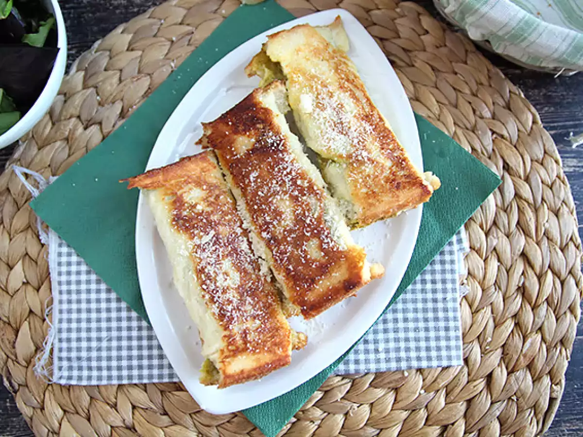 Rezept French toast mit pesto