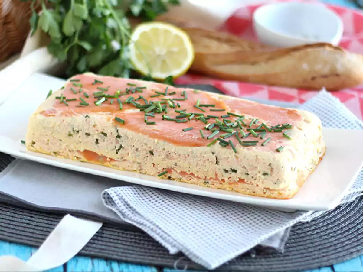 Rezept Terrine mit frischem lachs und räucherlachs