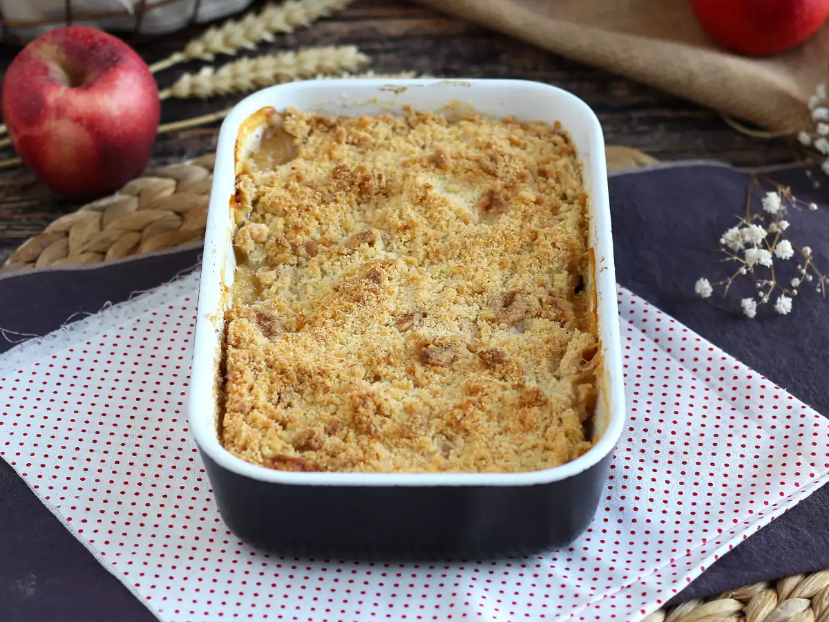 Rezept Super einfacher apfelstreusel