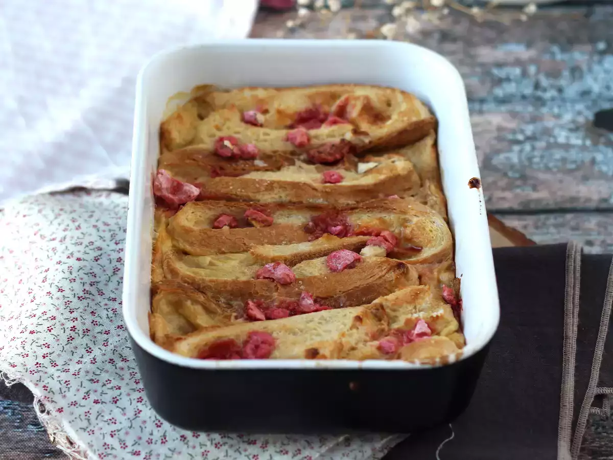 Rezept French toast im ofen, rosa pralinenbelag, ultra-gourmet-rezept