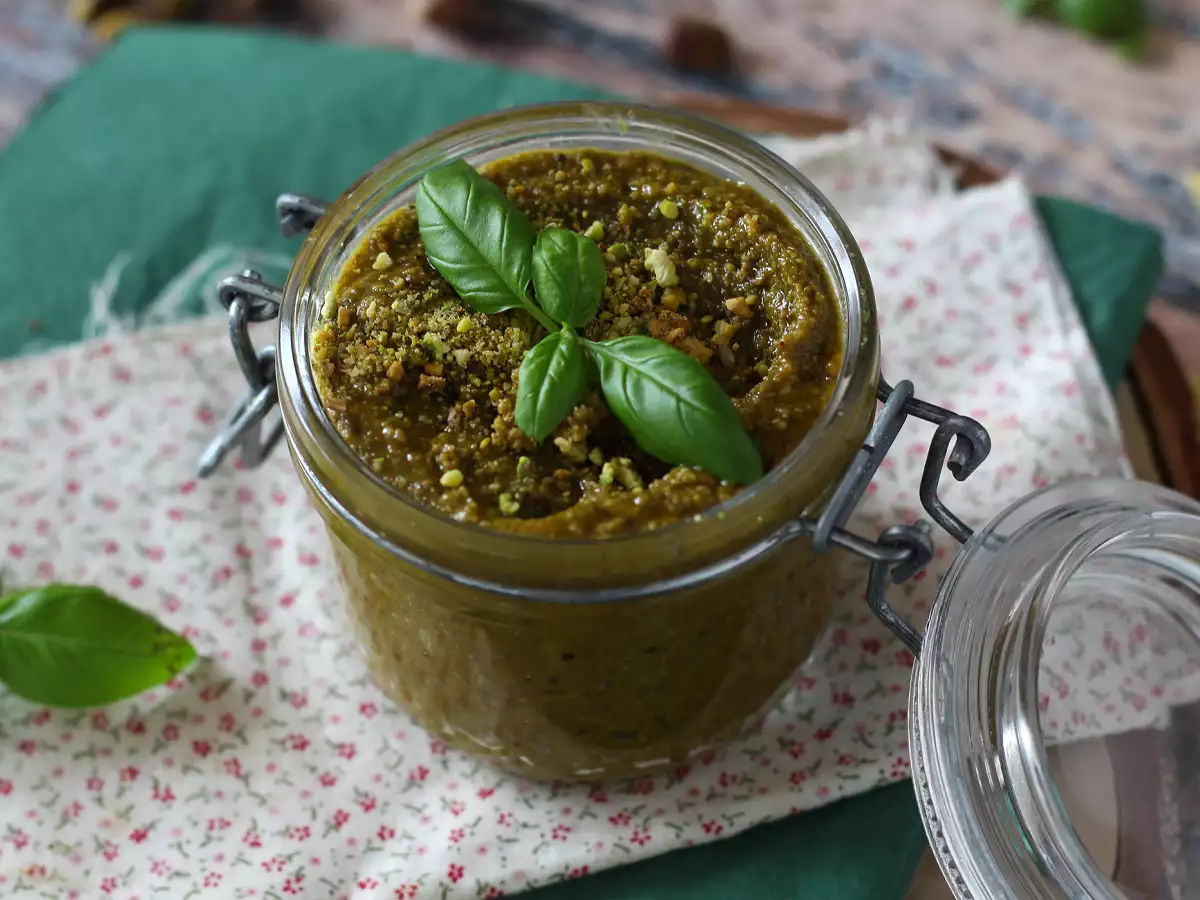 Rezept Pistazienpesto, die einfache und leckere sauce