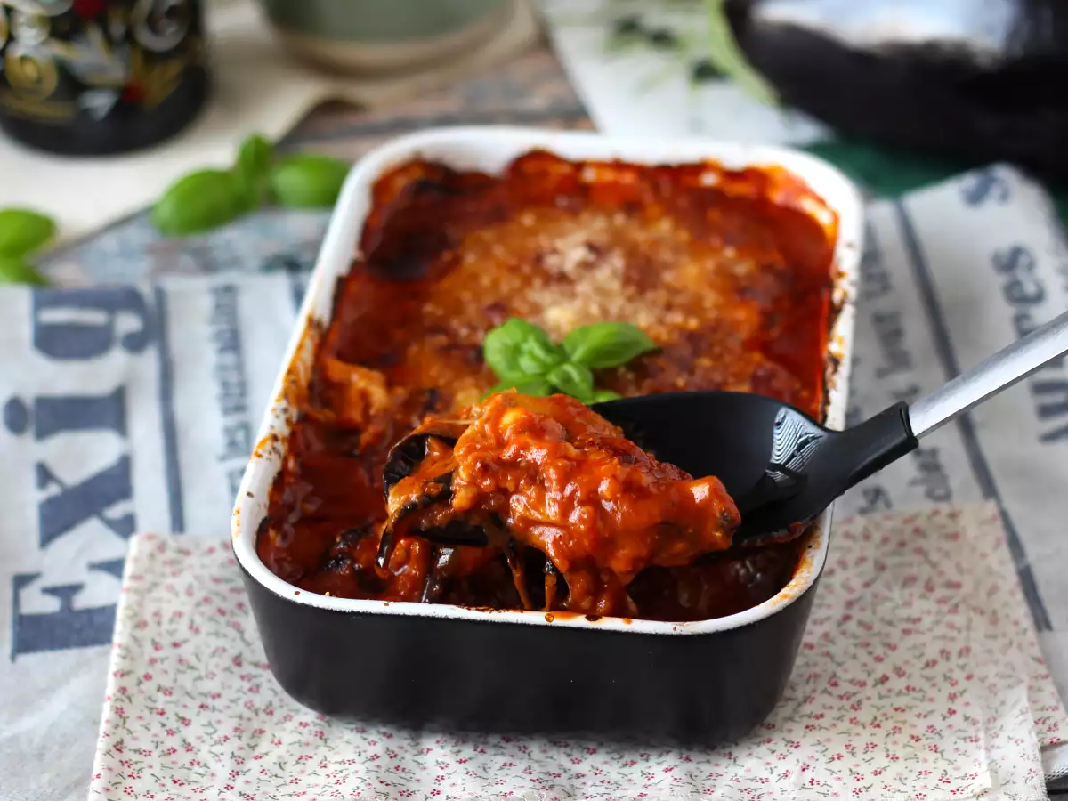 Rezept Auberginengratin mit parmigiana