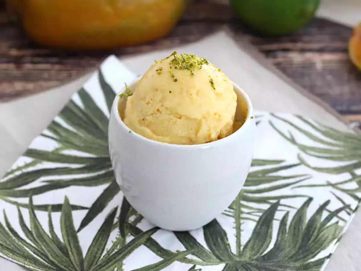 Rezept Mangoeis ohne eismaschine