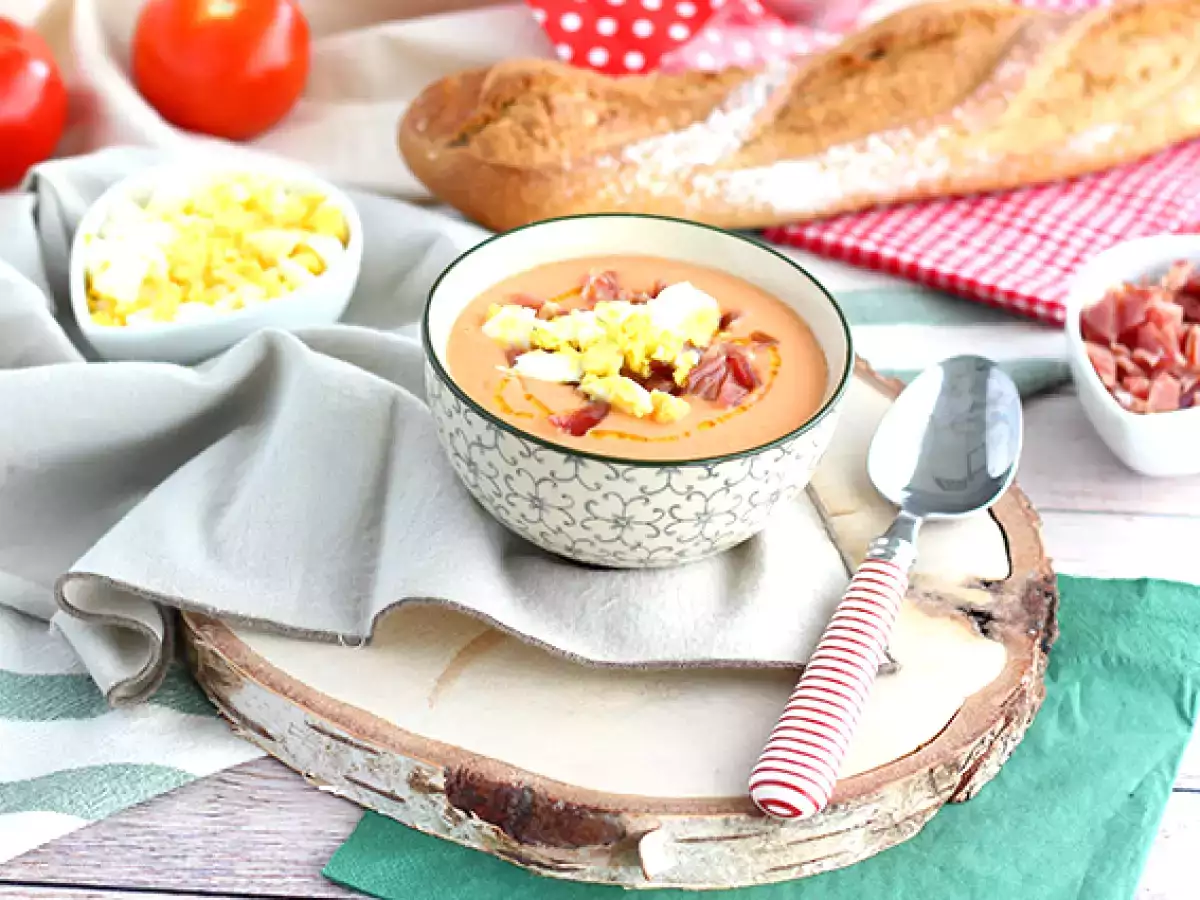 Rezept Salmorejo, spanische kalte suppe