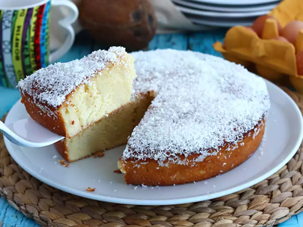 Rezept Brasilianischer kokosnusskuchen - bolo toalha felpuda