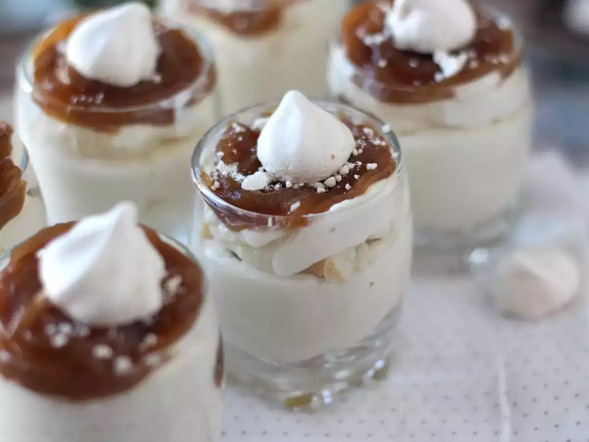 Rezept Verrines nach art des mont blanc mit kastaniencreme
