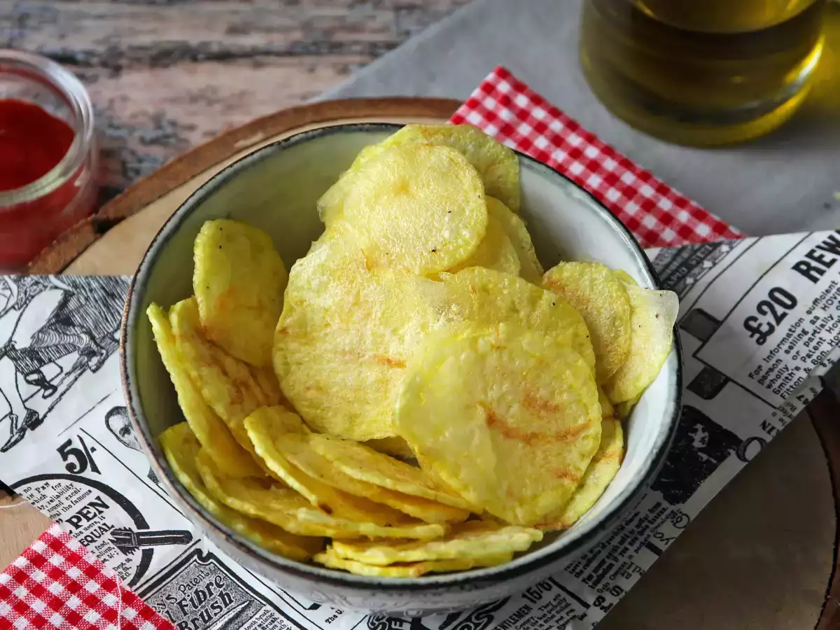 Rezept Kartoffelchips aus der mikrowelle