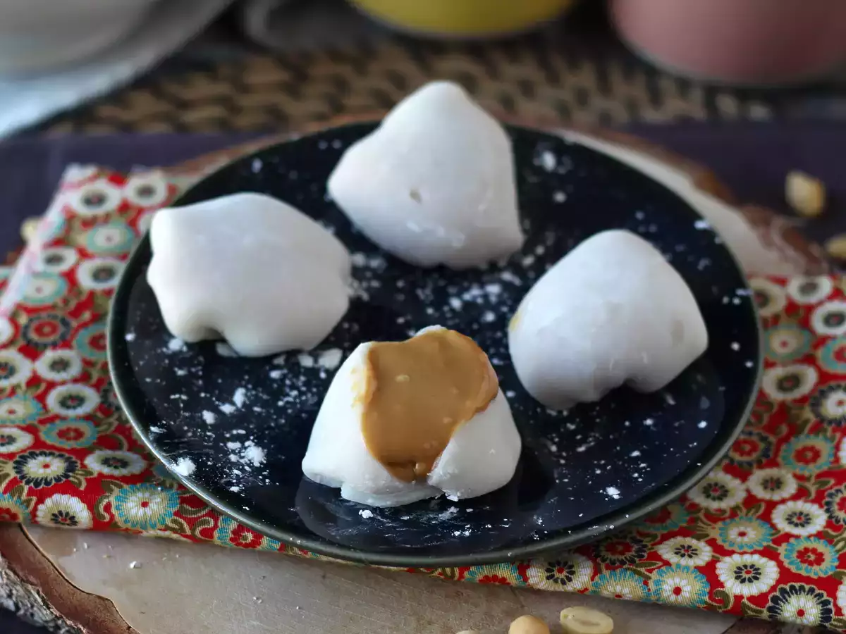 Rezept Mochis mit erdnussbutter