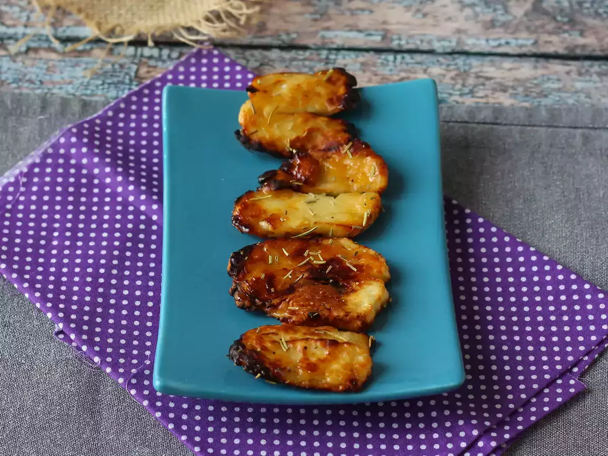 Rezept Honig-halloumi mit air fryer gegrillt