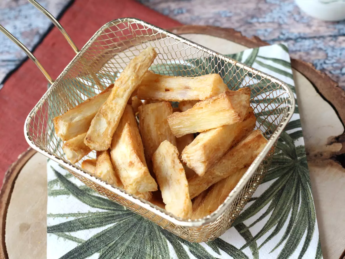 Rezept Luftgetrockneter maniok: ein knuspriger und gesunder snack