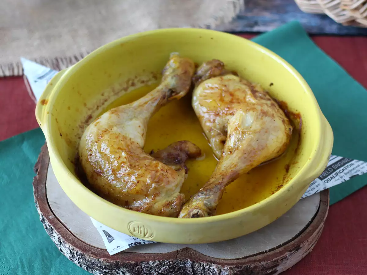 Rezept Wie werden hähnchenschenkel im ofen gegart?