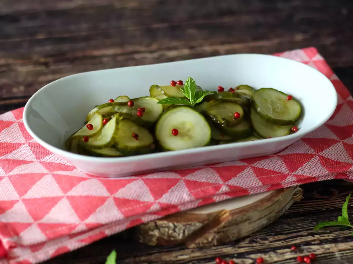 Rezept Süß-saure gurken: eine schnelle und schmackhafte beilage für den sommer!