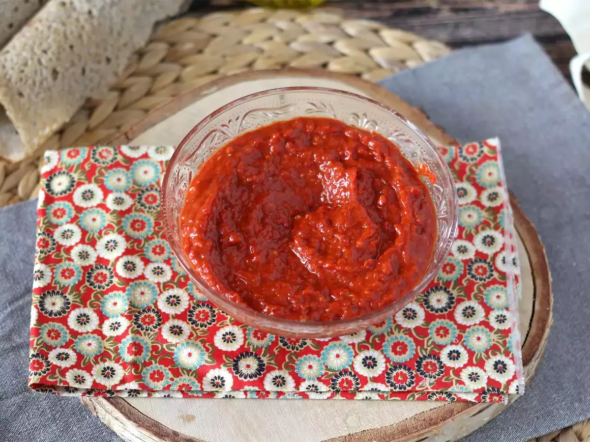 Rezept Aufstrich mit roten paprikaschoten: eine abwechslung für den aperitif!