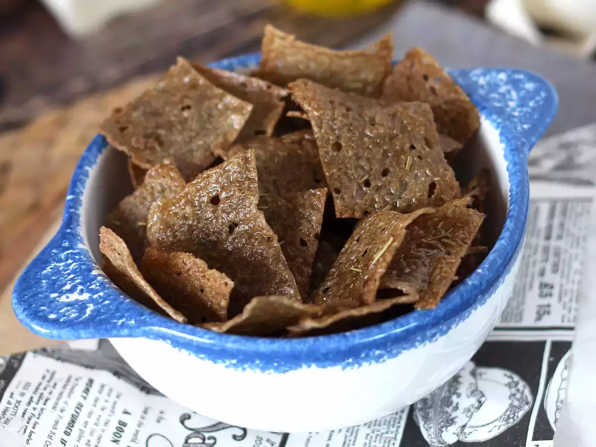 Rezept Buchweizenpfannkuchenchips: perfekt als aperitif!