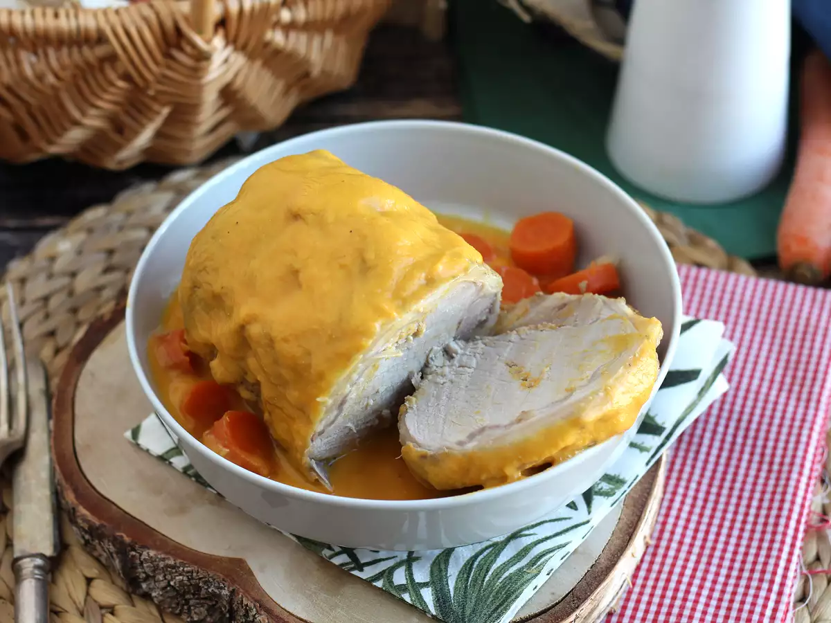Rezept Schweinelende mit bier und karottensauce im schnellkochtopf