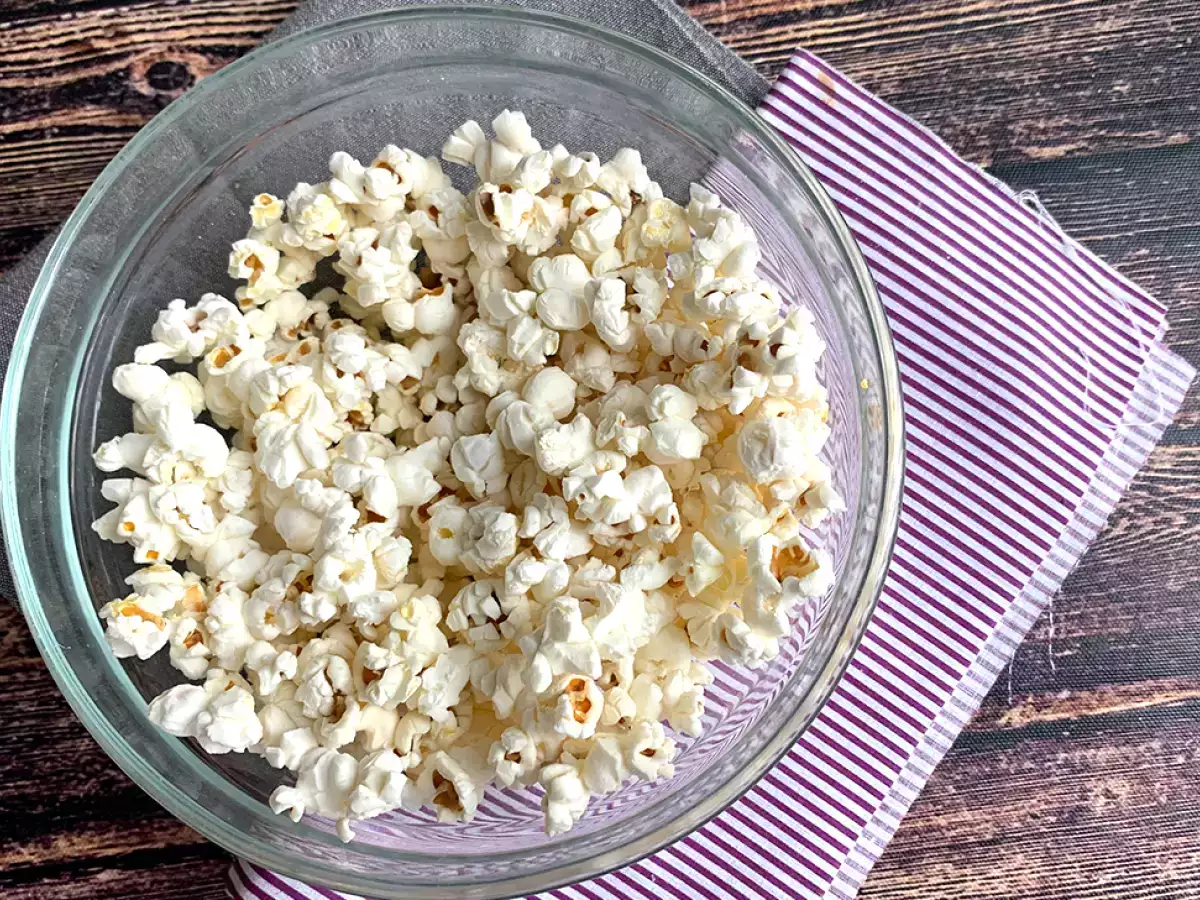Rezept Ölfreies popcorn für die mikrowelle