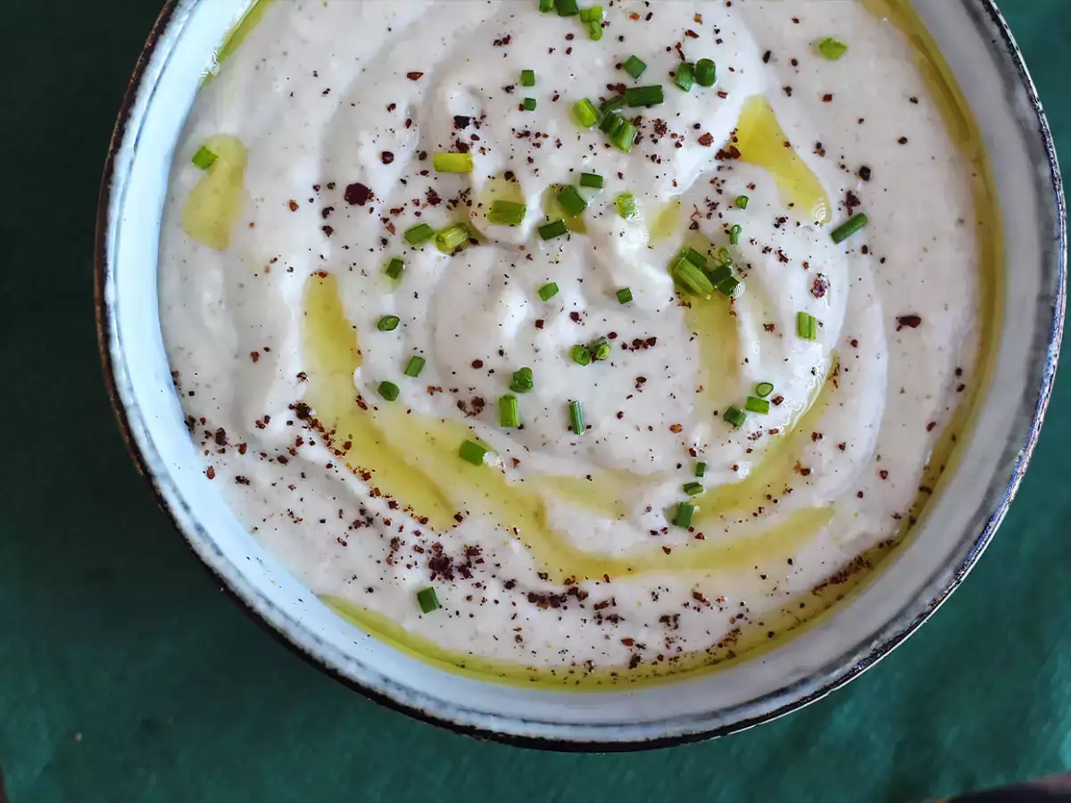 Rezept Hummus aus weißen bohnen und kokosnussmilch
