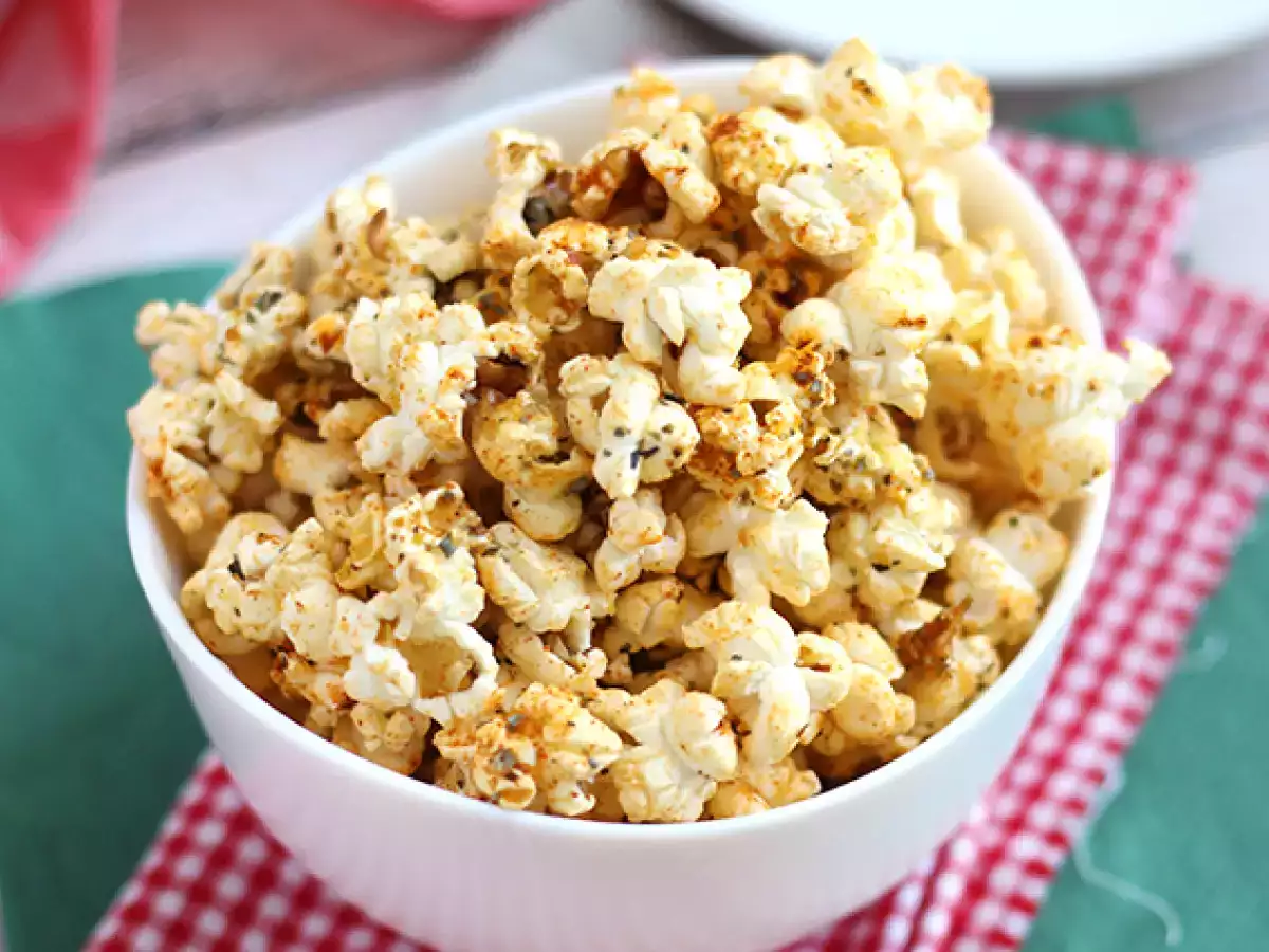 Rezept Popcorn mit pizzageschmack