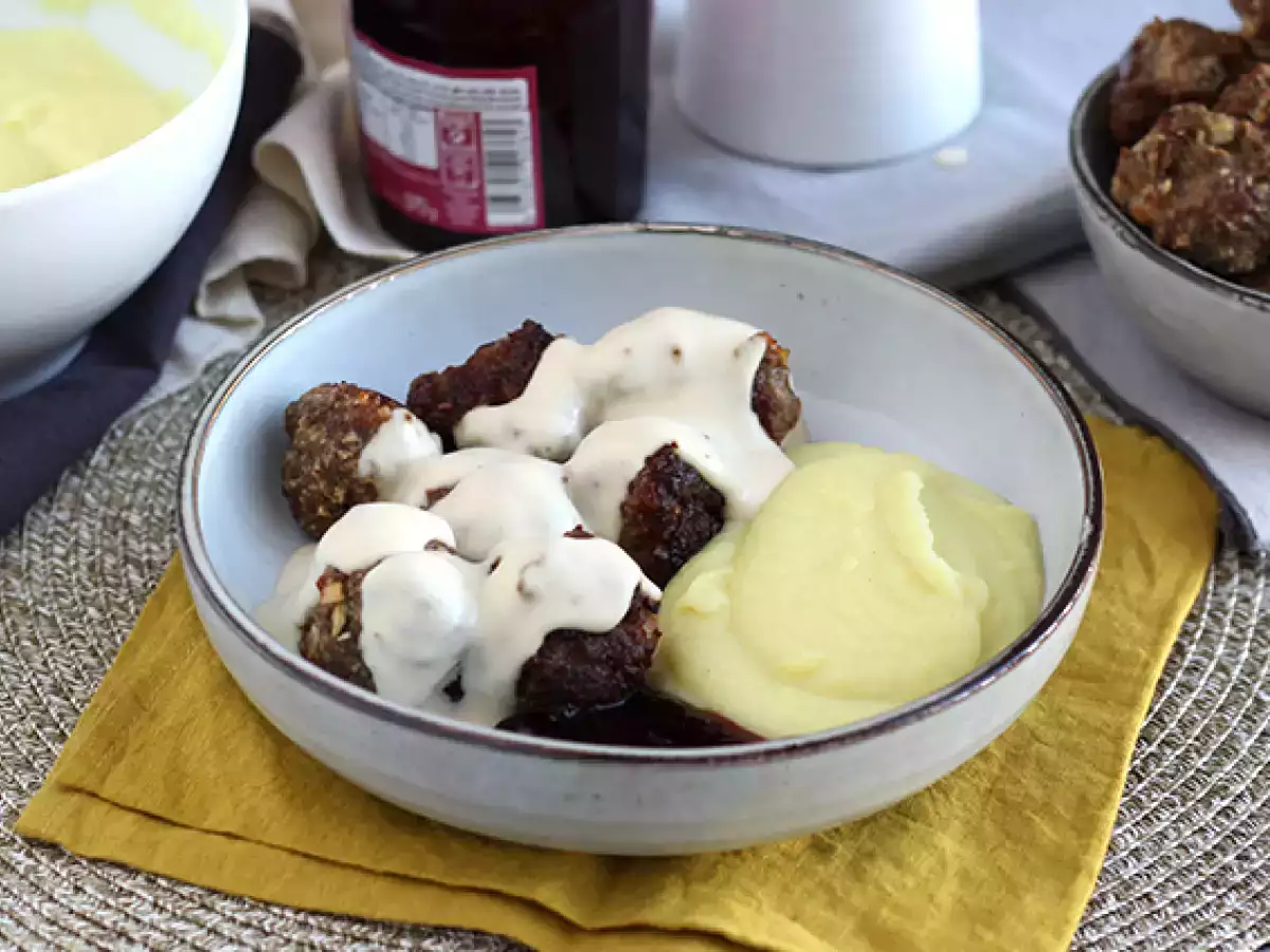 Rezept Ikea-frikadellen mit weißer soße