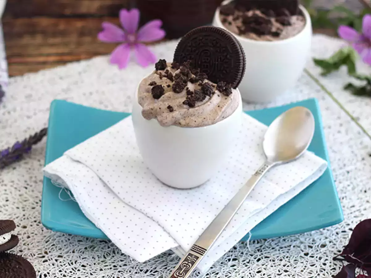 Rezept Mousse mit oreo-keksen