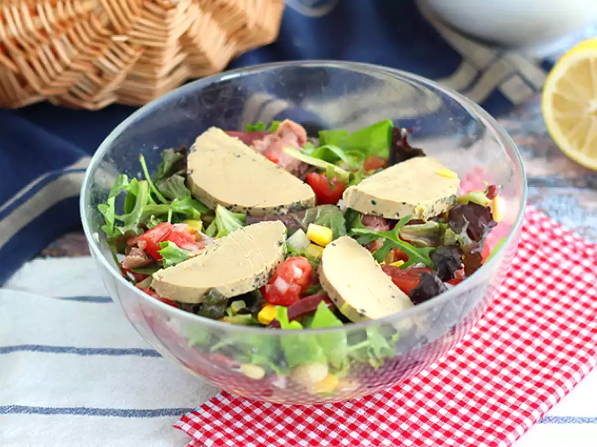 Rezept Salade landaise au foie gras (perigourdine-salat)