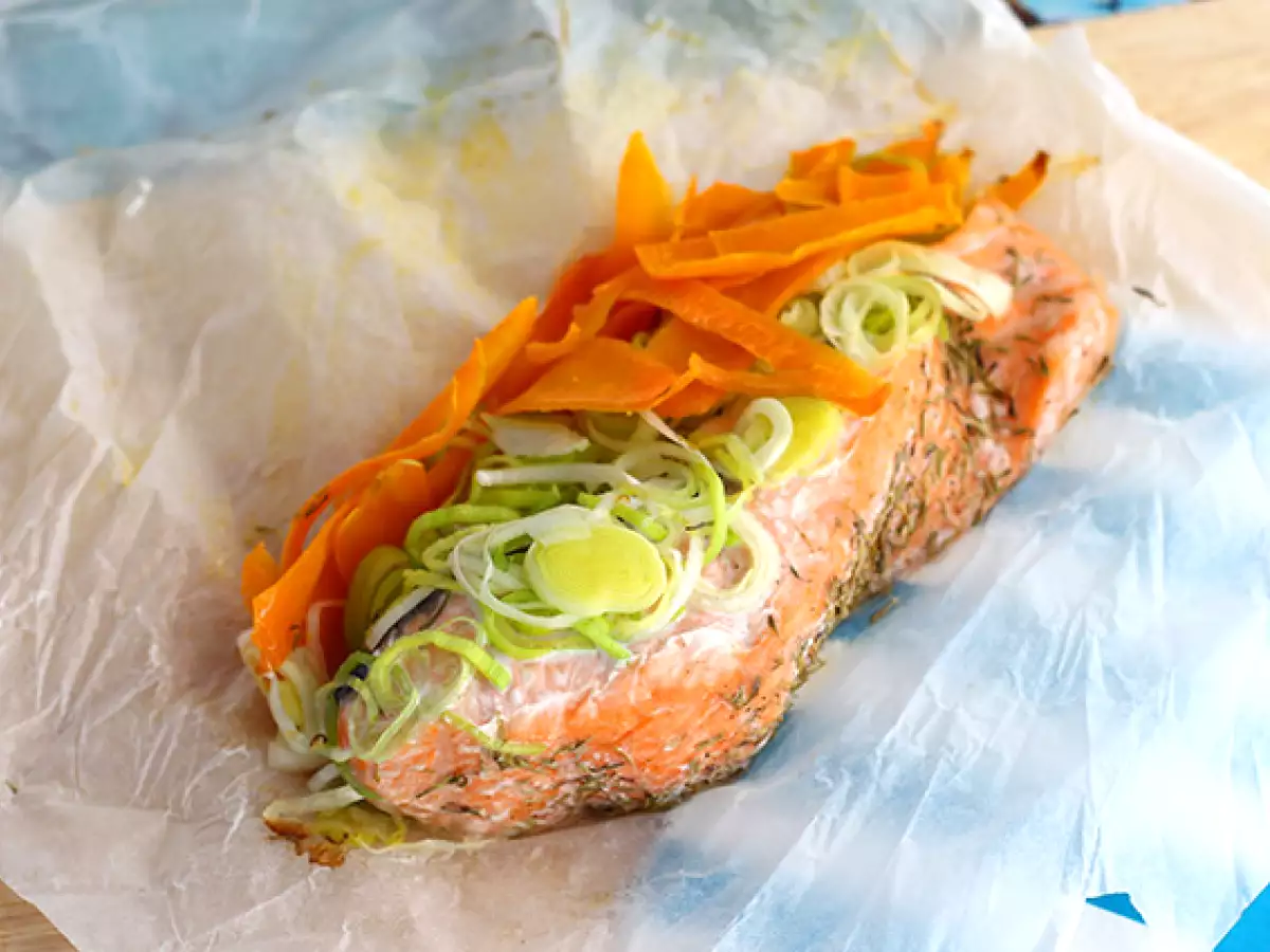 Rezept Lachs-papilloten