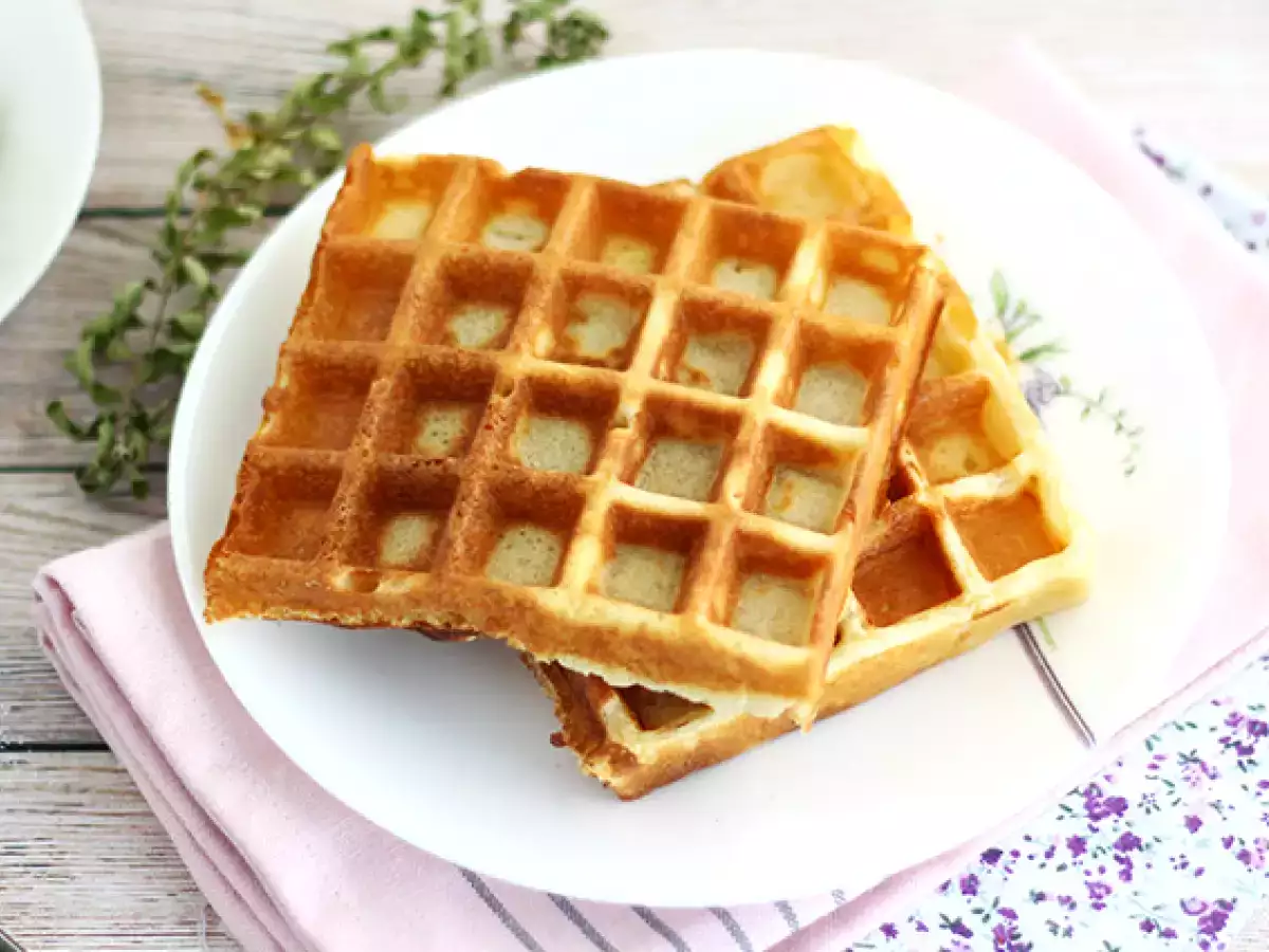 Rezept Knusprige waffeln : einfaches grundrezept