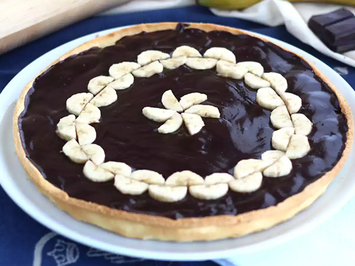 Rezept Bananen- und schokoladentorte (schritt für schritt)