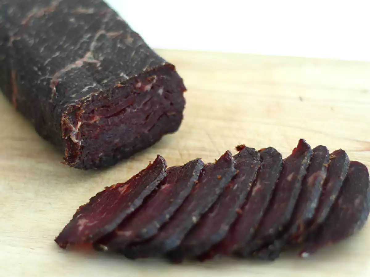 Rezept Bündnerfleisch oder getrocknetes rindfleisch