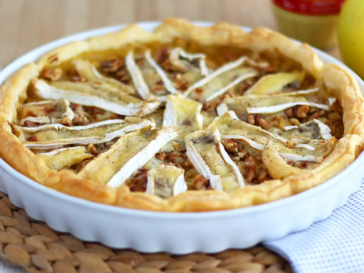 Rezept Camembert-torte mit äpfeln