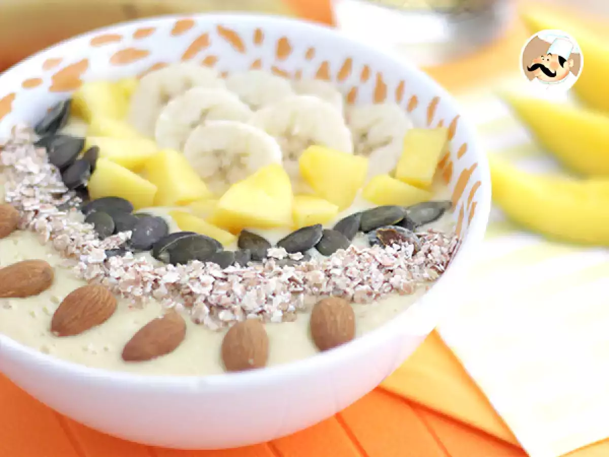 Rezept Smoothie-bowl mit mango und banane