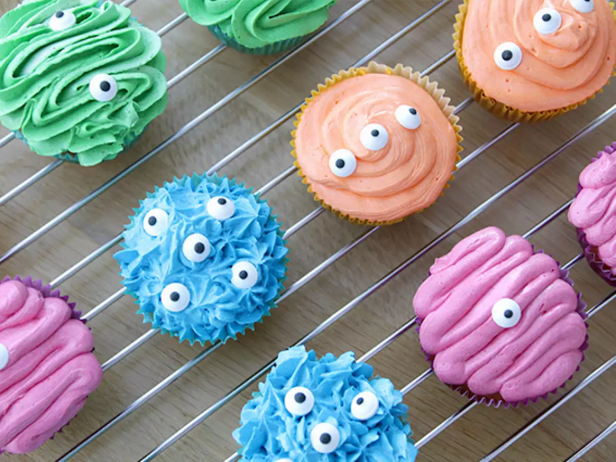 Rezept Monster-cupcakes zu halloween