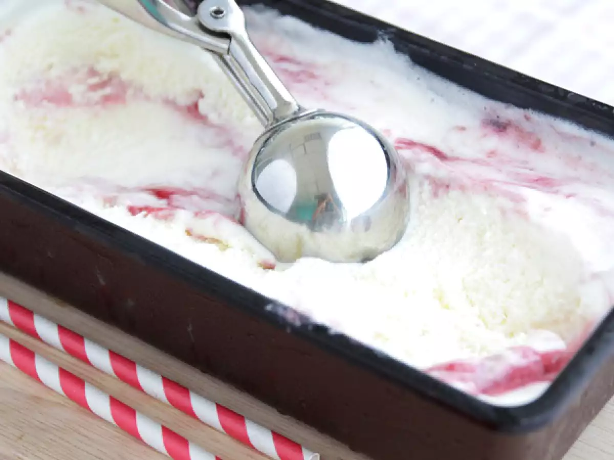 Rezept Himbeer-joghurt-eis