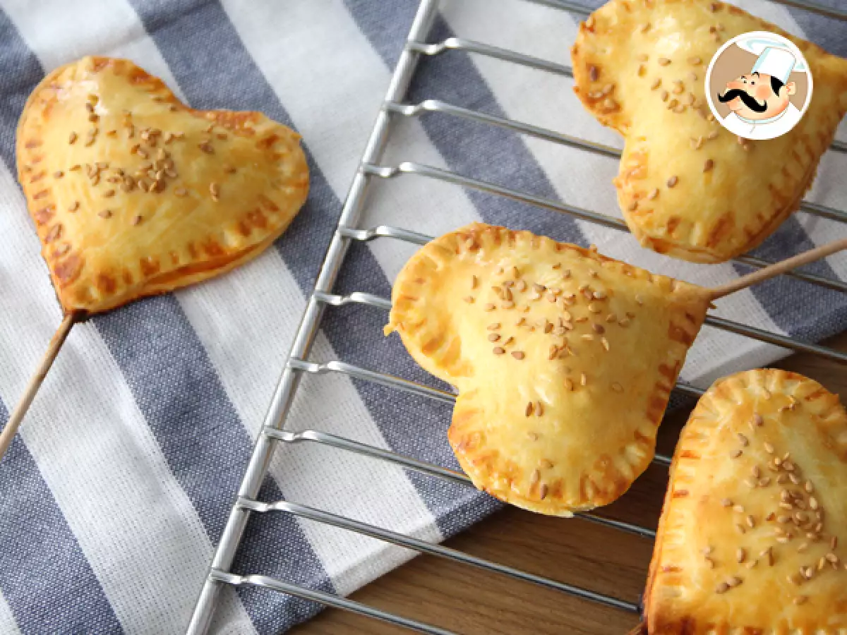 Rezept Pie pops in herzform für den valentinstag