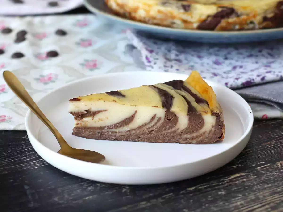 Rezept Marmorierter flan ohne teig super einfach zu machen für einen garantierten wow-effekt