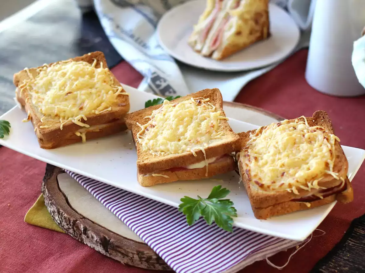 Rezept Croque monsieur mit air fryer
