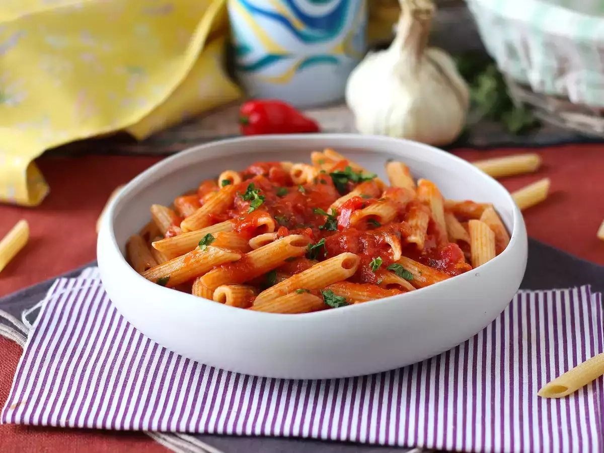 Rezept Penne all'arrabbiata: ein herzerwärmender italienischer klassiker!
