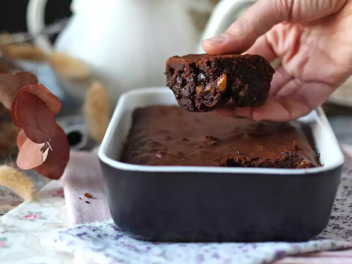 Rezept Schokoladen-walnuss-brownie im air fryer
