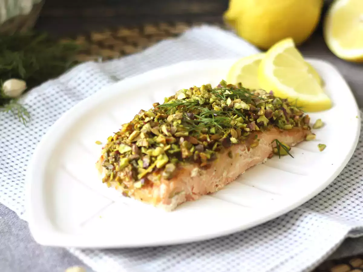 Rezept Lachs in pistazienkruste