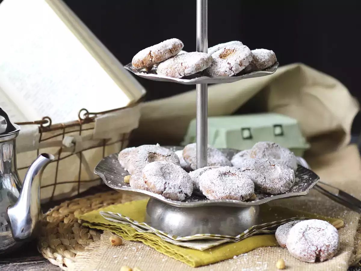 Rezept Ghriba-kekse mit mandeln und kokosnuss, ein marokkanischer backklassiker