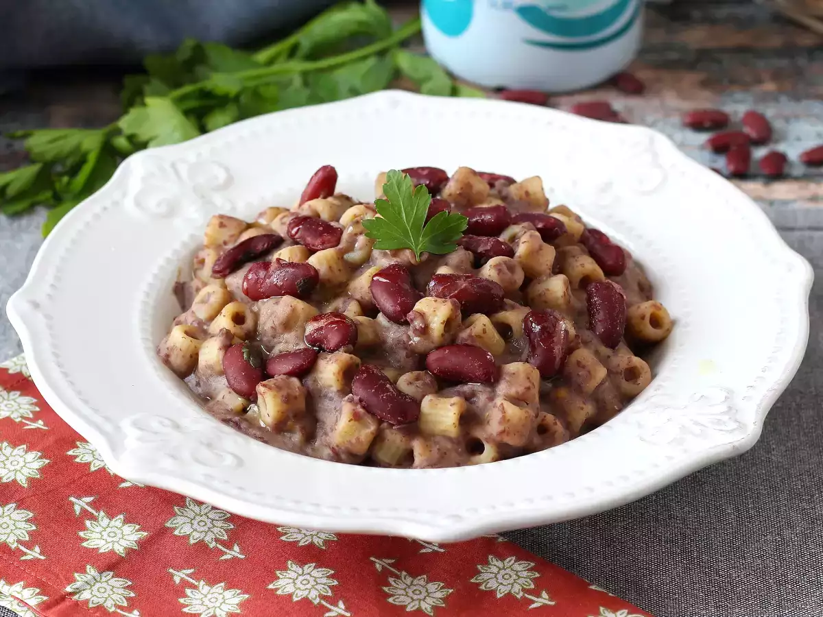 Rezept Pasta e fagioli alla veneta: großmutters cremiges und leckeres rezept